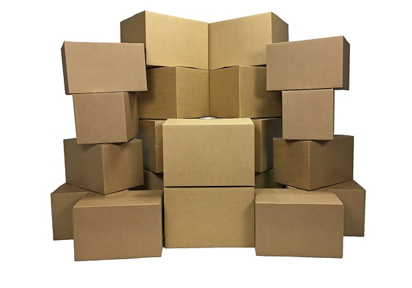 Kraft-moving-boxes